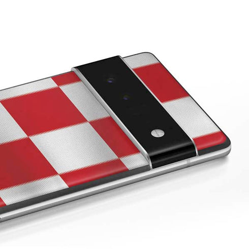 Croatia Soccer Flag Google Pixel 6 Skin